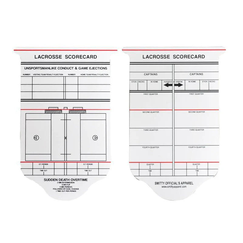 Lacrosse Game Card