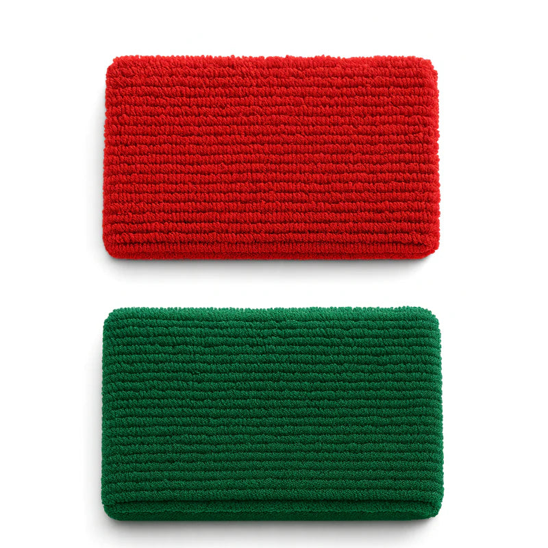 Red/Green Wrestling Wristbands