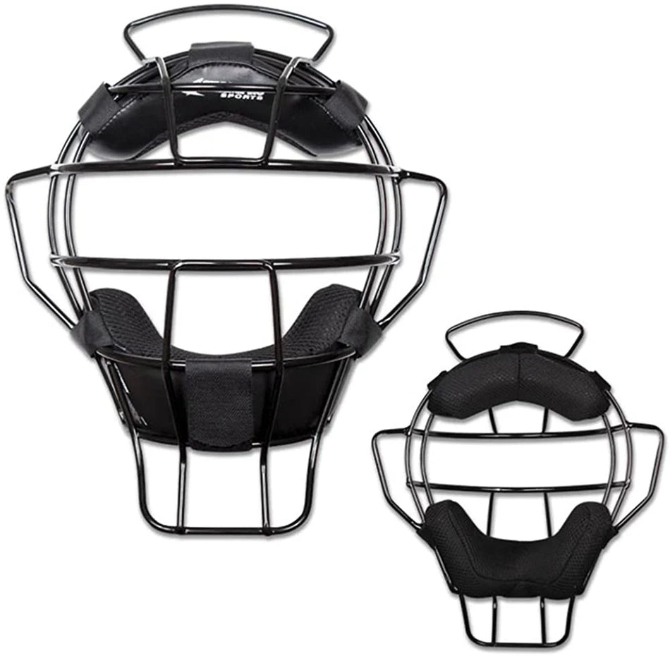 Champro Lightweight Umpire Mask with Black Mesh Padding