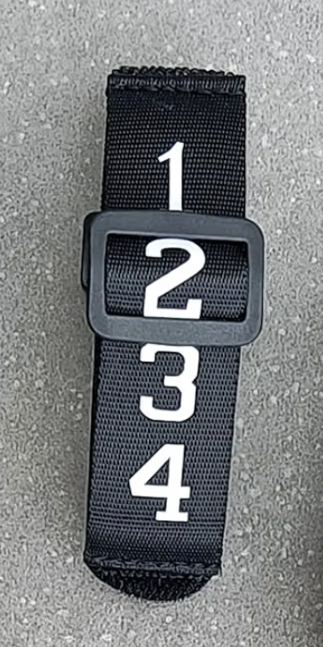 Numbered Down Indicator Wrist Band