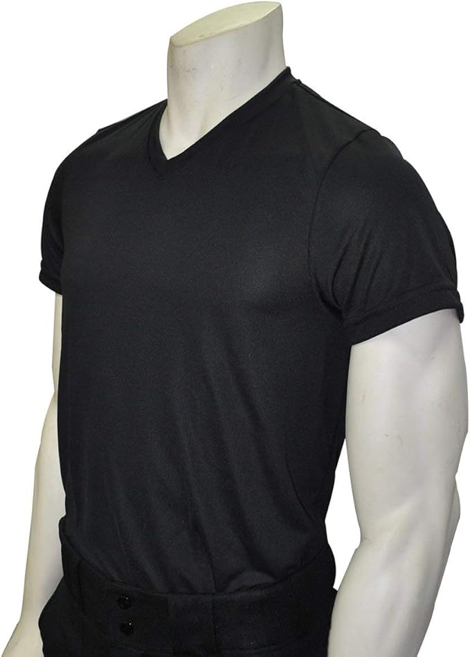 Black V-Neck Loose Fit T-shirt