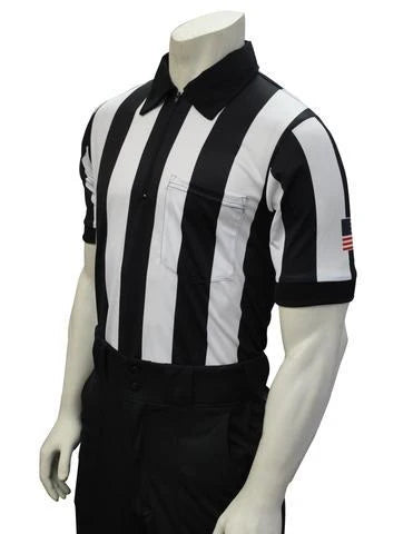 2.25 inch Short Sleeve Stripe w/ Dye Sublimated Flag