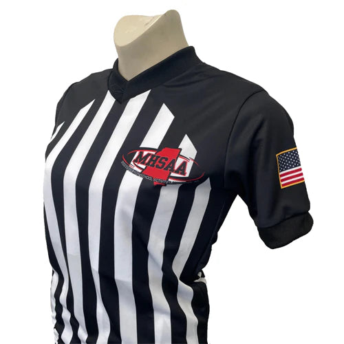 NCAA Men Dye Sublimated Referee Shirt - MHSAA